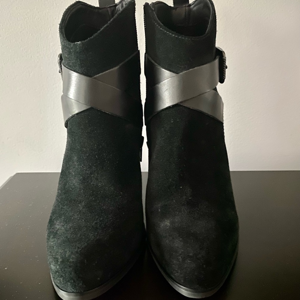 Guess Suede Heeled Bootie - Size 8